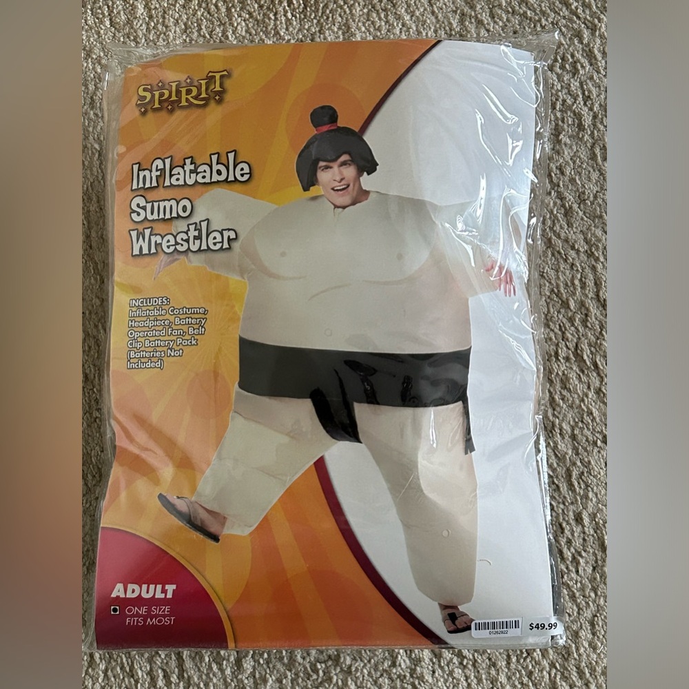 Adult inflatable sumo costume